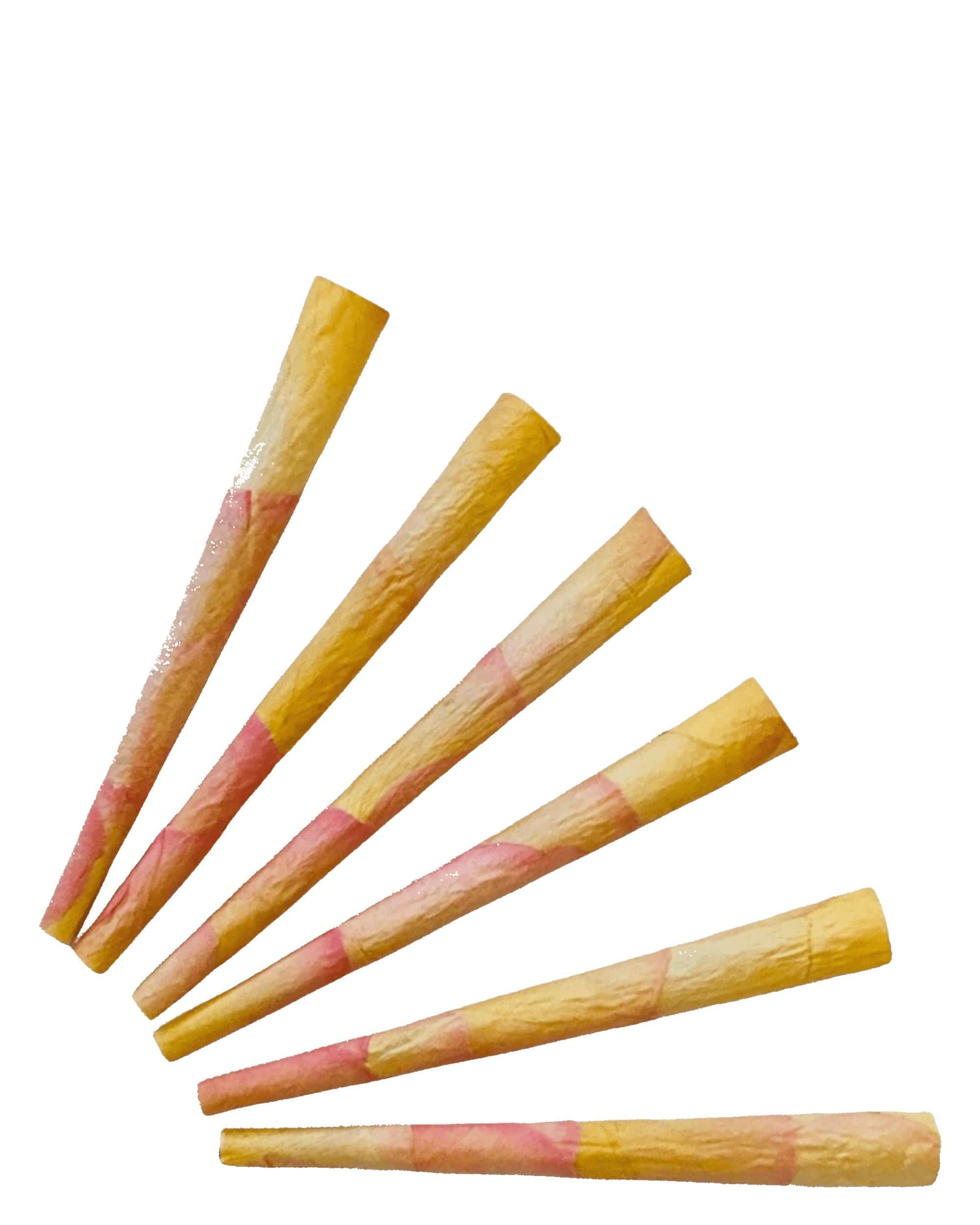 CaliGreenGold Rose Petal Rolling Cones with Filter Tip ORGANIC