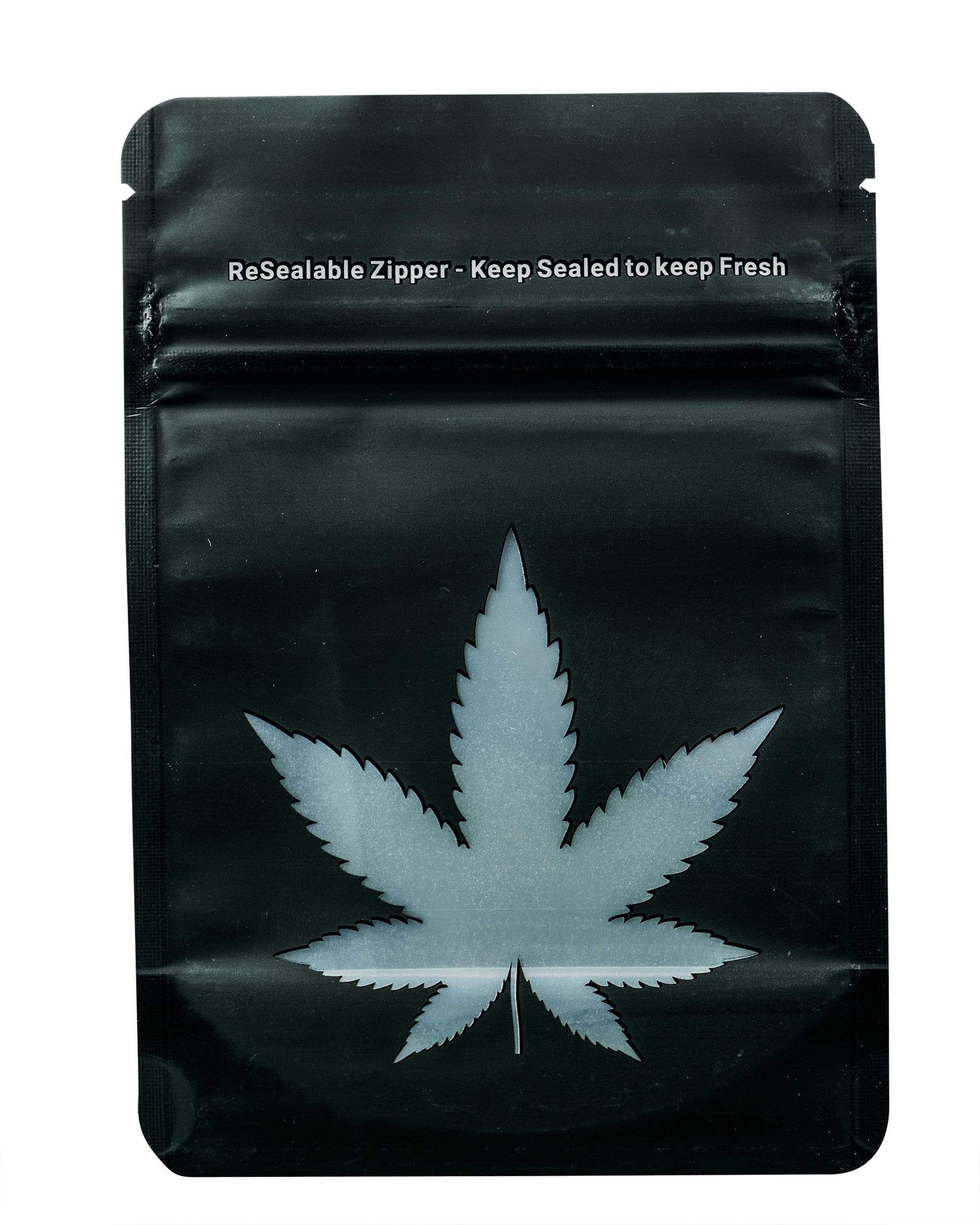 DankStop Leaf Window Resealable Bags