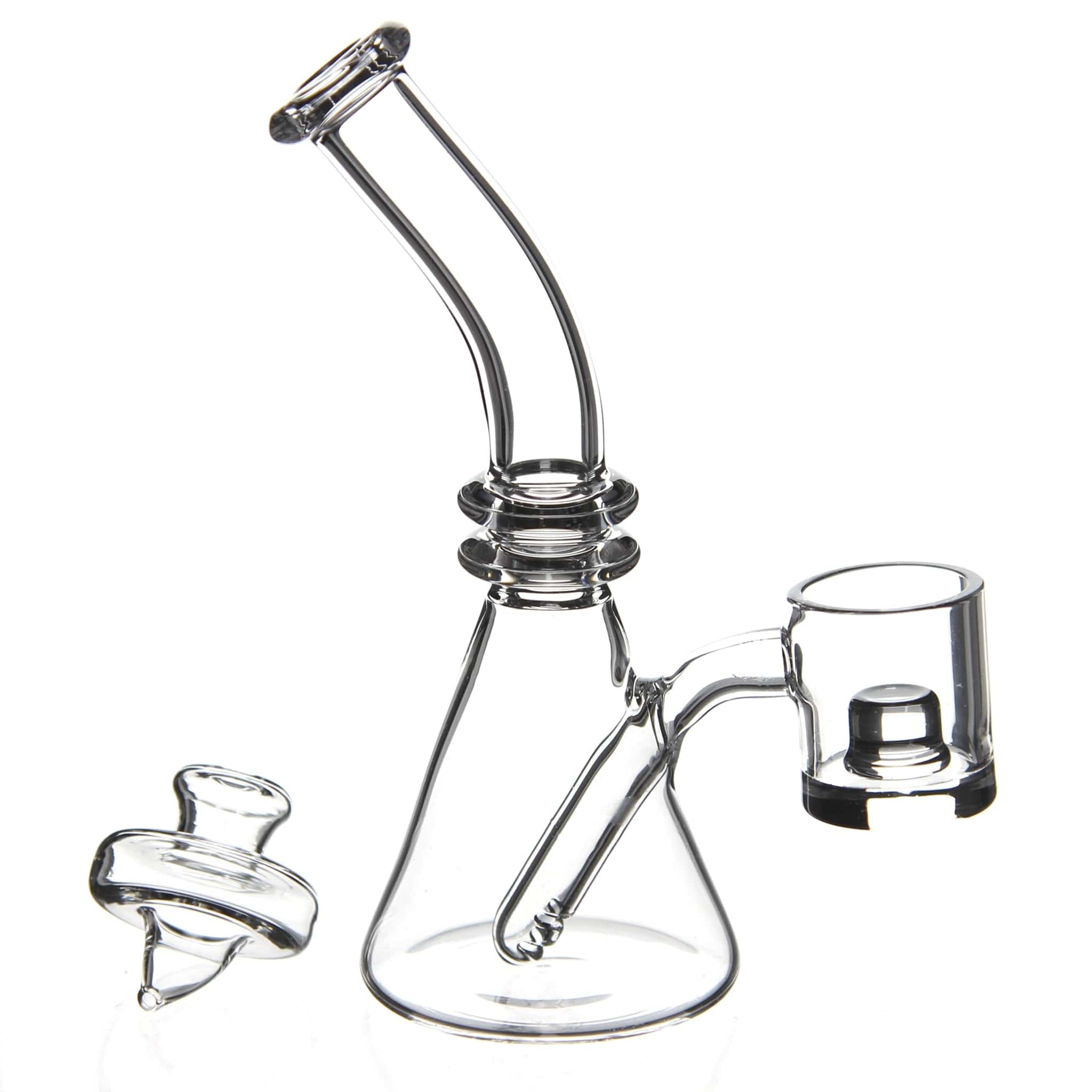 Lotus Glass Core Reactor Quartz Mini Dab Rig Collection 002-QUARTZ-MINIRIG-CORE