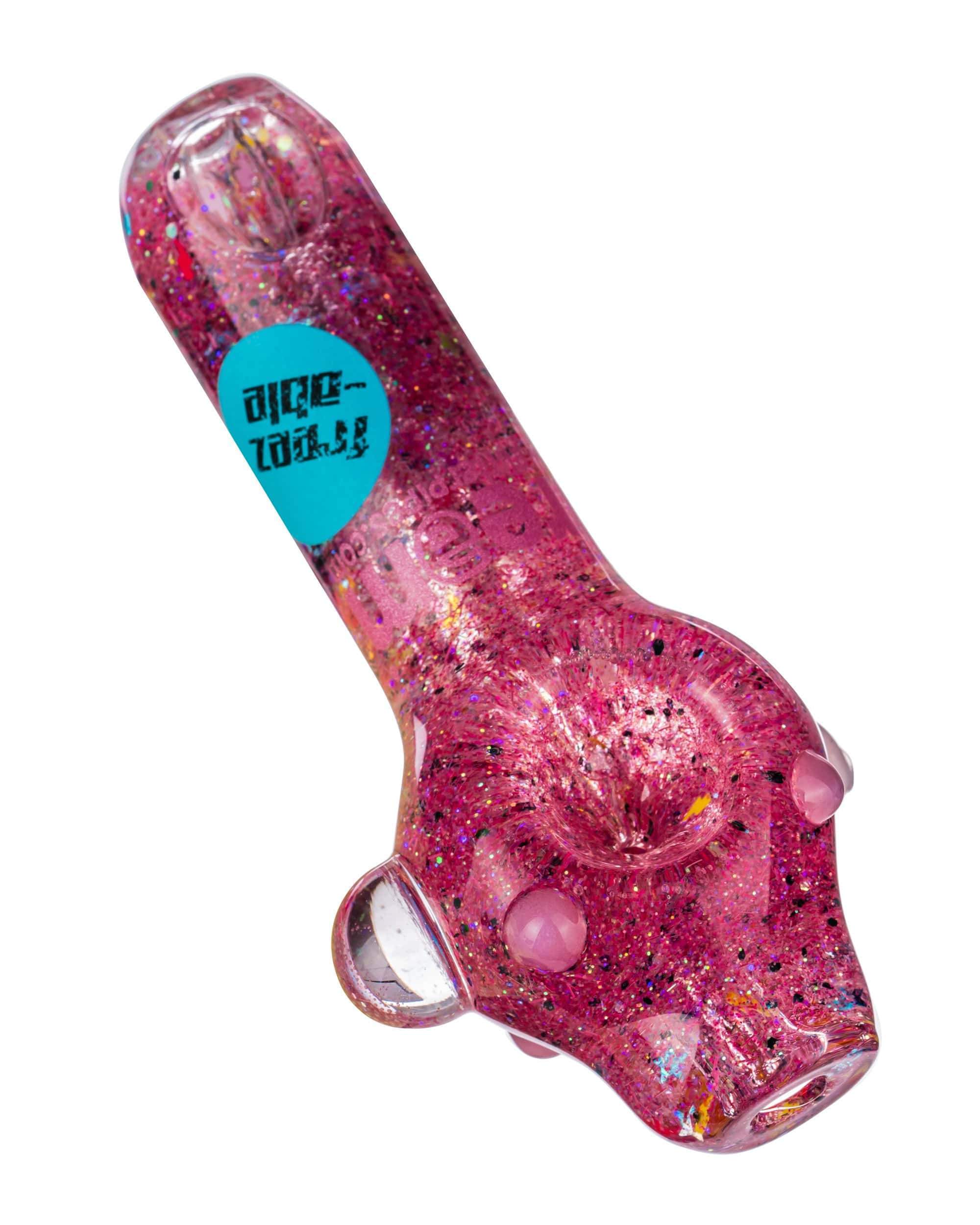 Small Freezable Galaxy Spoon Pipe in Pink