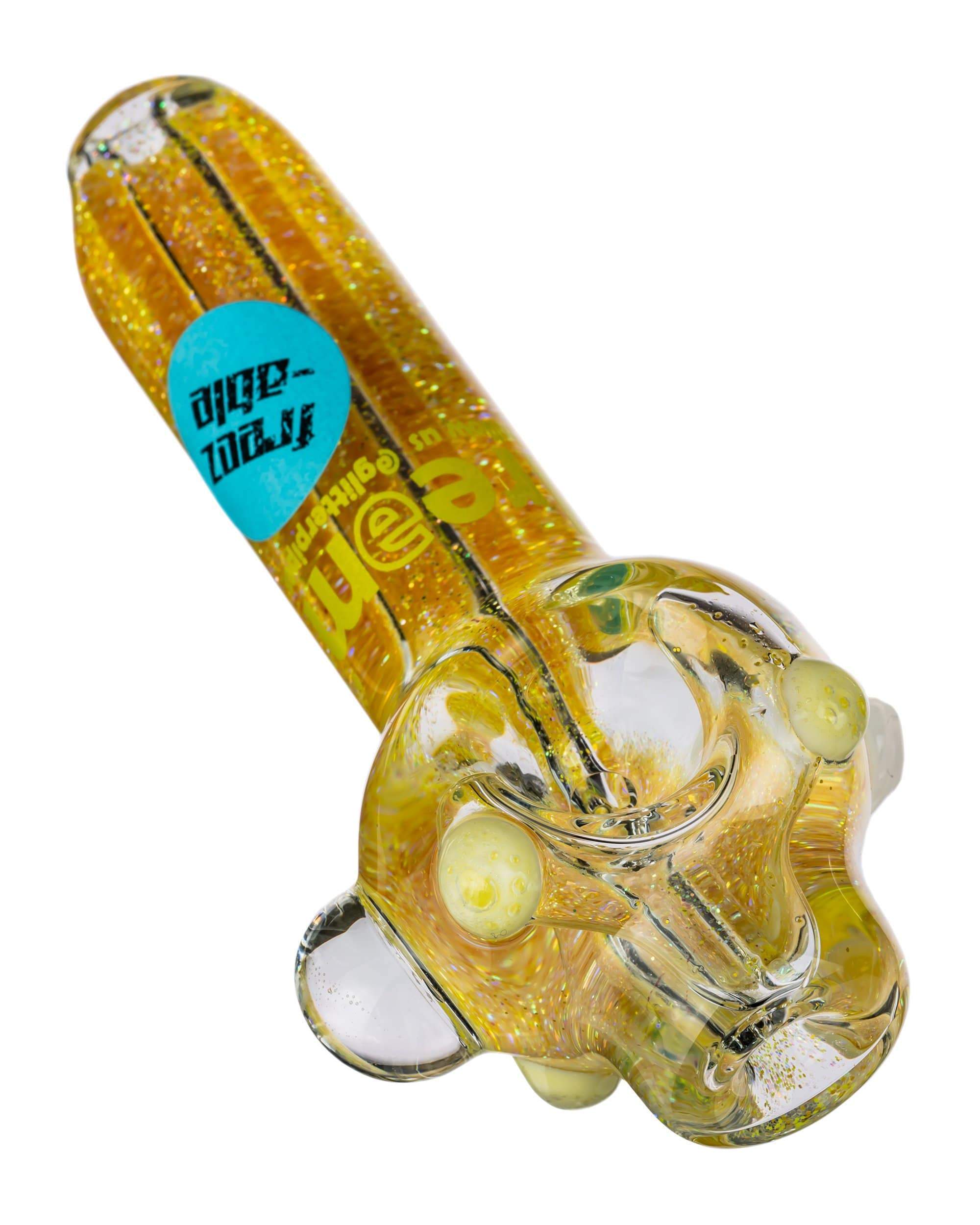 Dream Pipes - Small Liquid Freezable Glitter Pipe in Gold