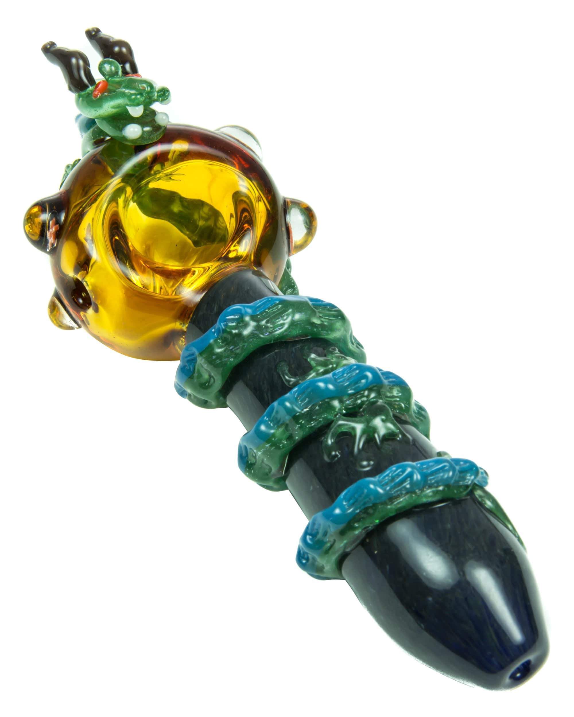 Empire Glassworks - Dragon Themed Mini Spoon Pipe