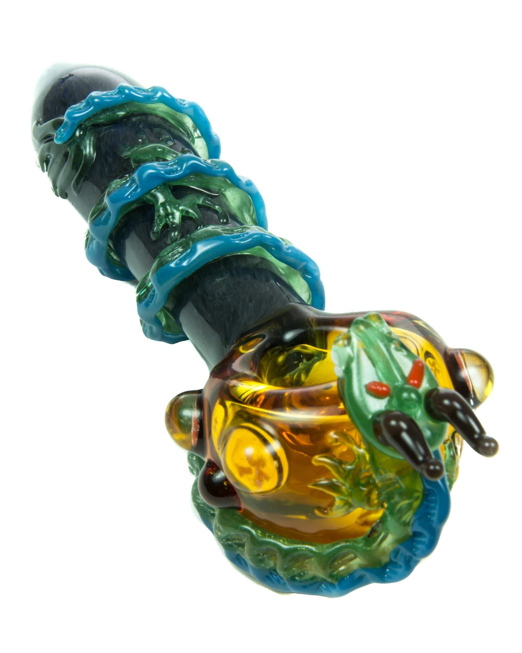 Empire Glassworks - Dragon Themed Mini Spoon Pipe