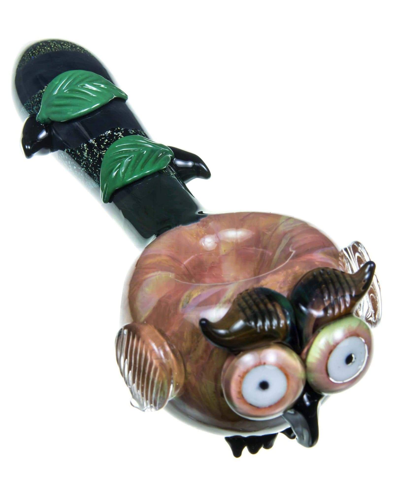 Empire Glassworks - Owl Themed Mini Spoon Pipe