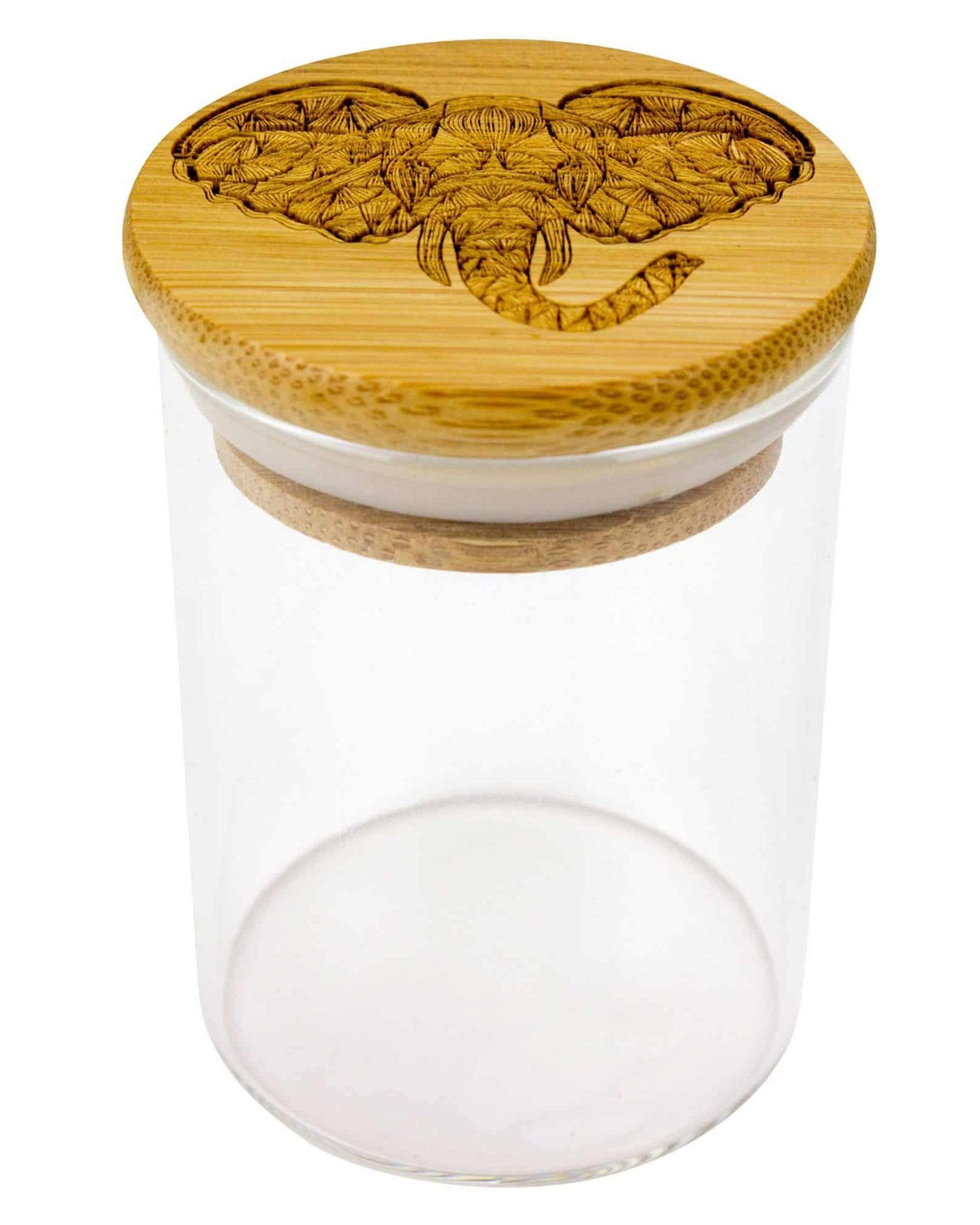 Hakuna Supply Etched Lid Clear Stash Jar