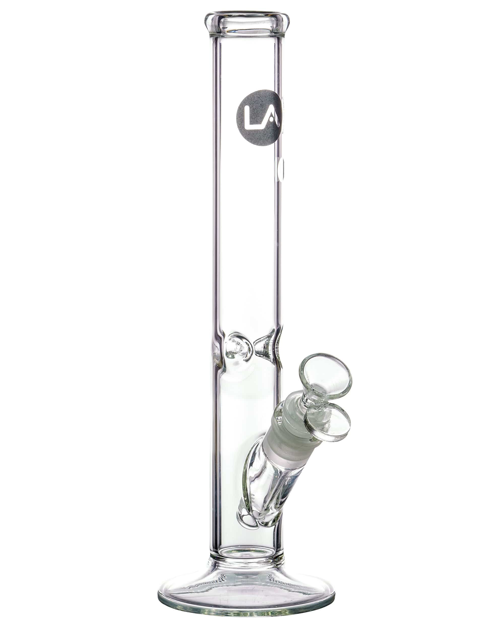 LA Pipes 12" Clear Straight Tube