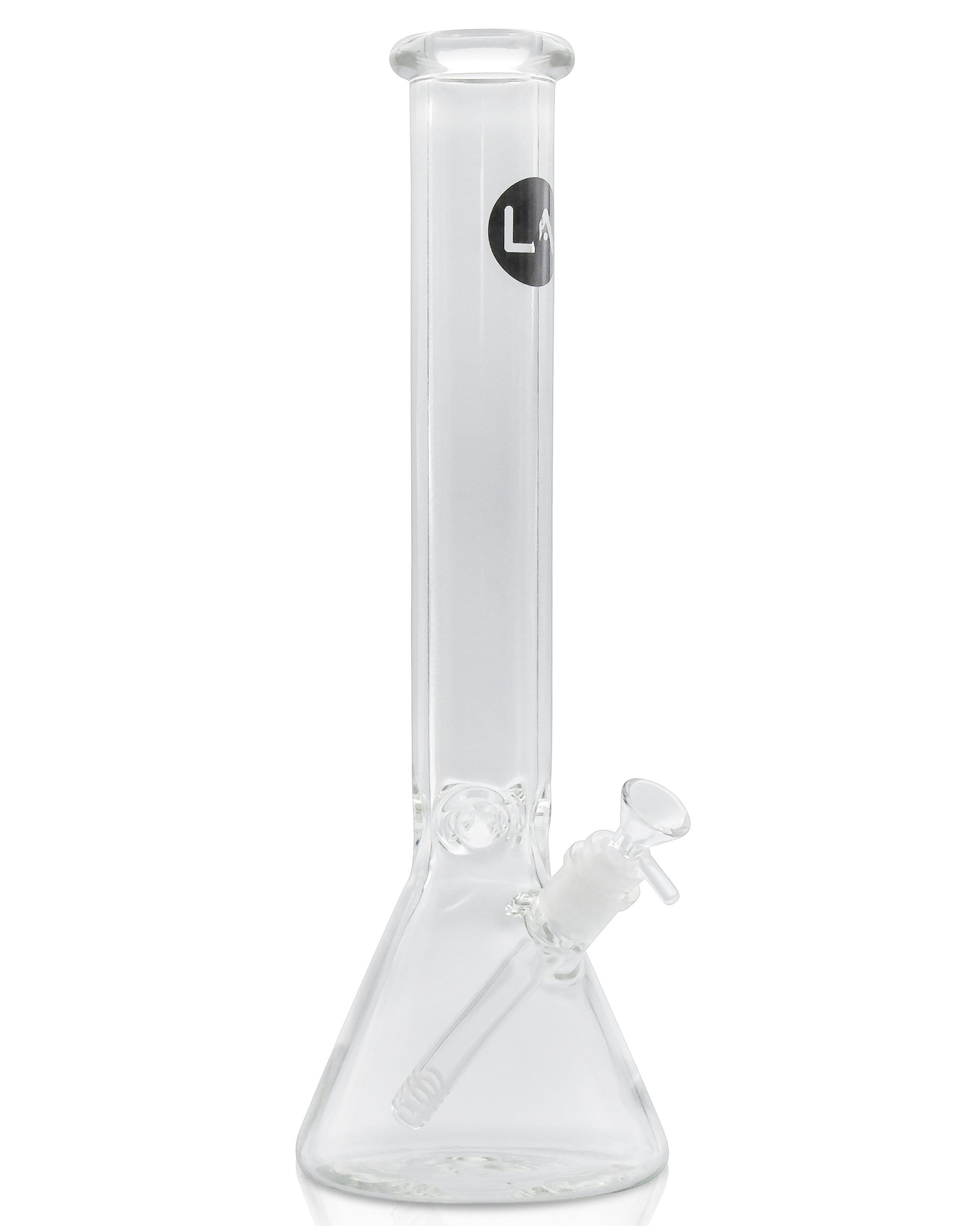 LA Pipes 16" Heavy Hitter 9mm Beaker Bong Side View