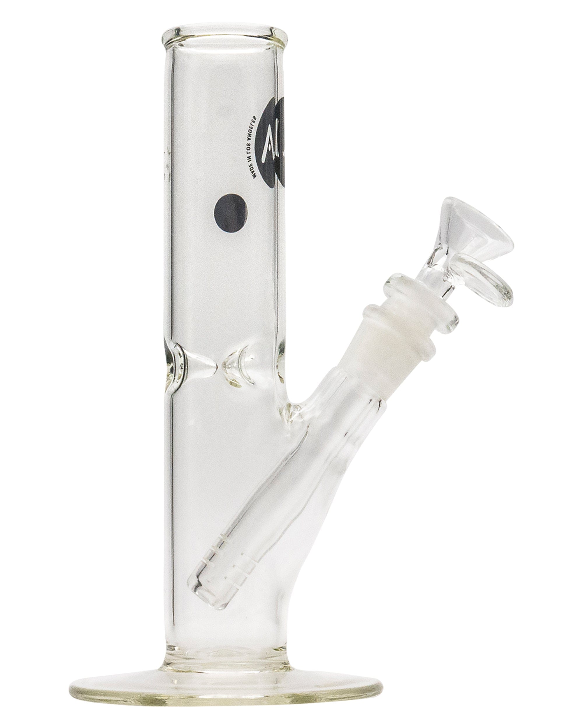 LA Pipes 8" Thick Glass Straight Tube Waterpipe