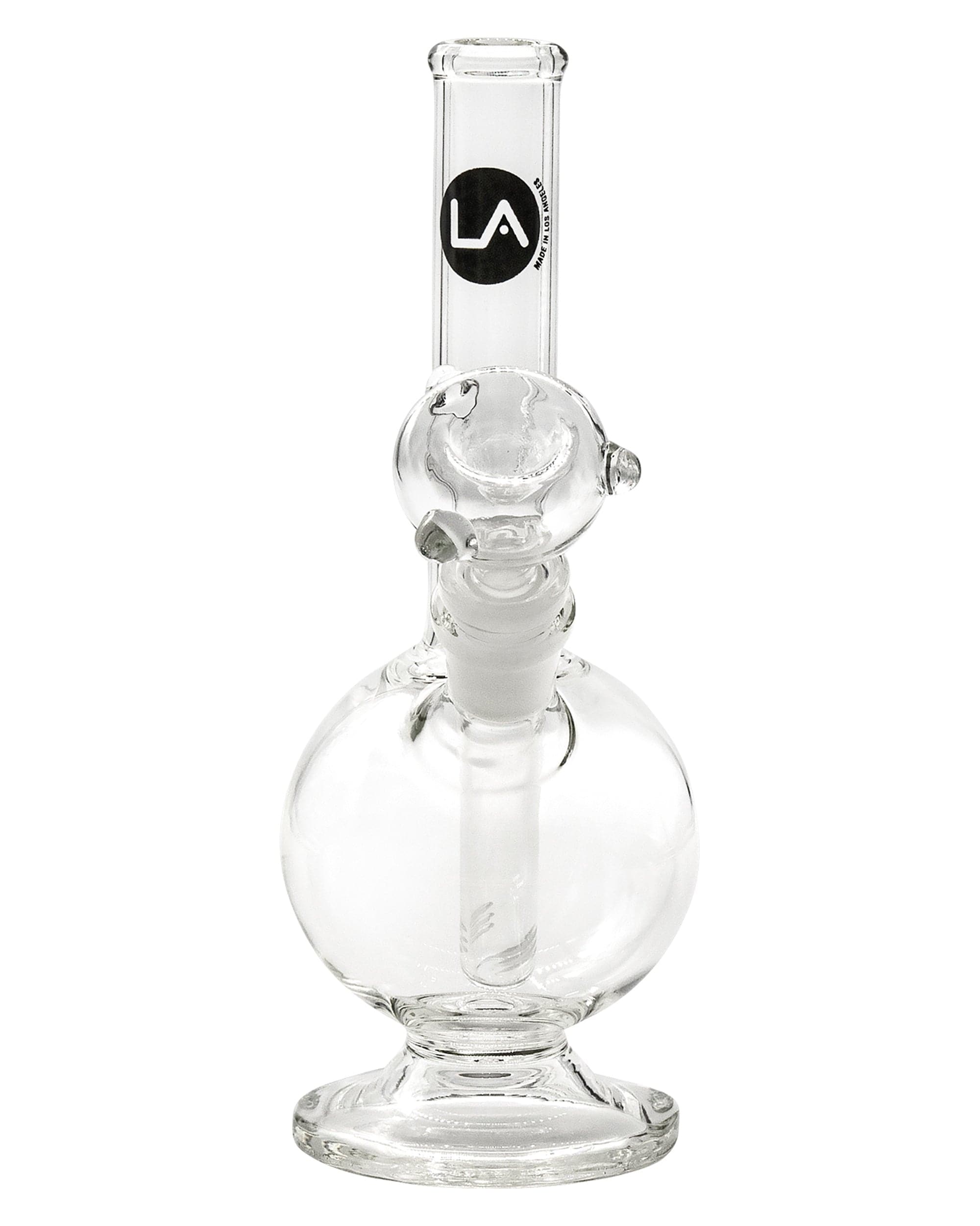 LA Pipes 9" Pedestal Bubble Beaker Waterpipe