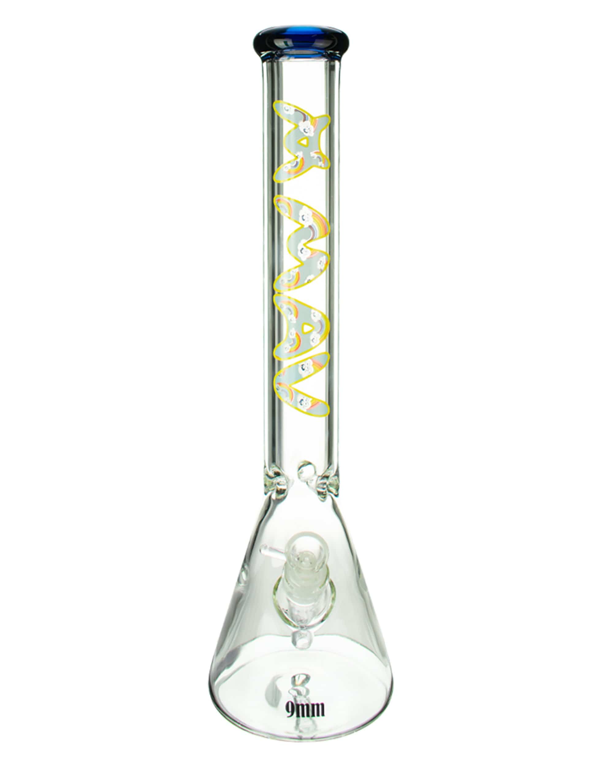 Mav Glass 18" 9mm Special Decal Beaker Bong