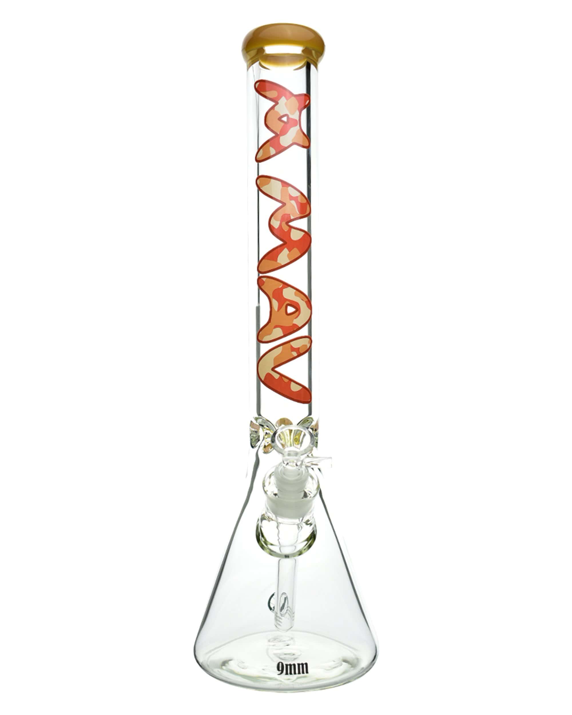 Mav Glass 18" 9mm Special Decal Beaker Bong