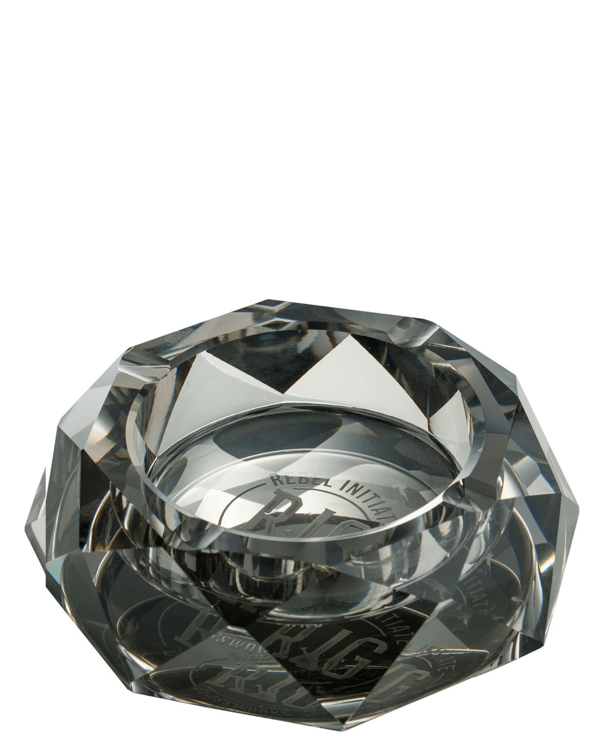 Rebel Initiate Crystal Glass Ashtray