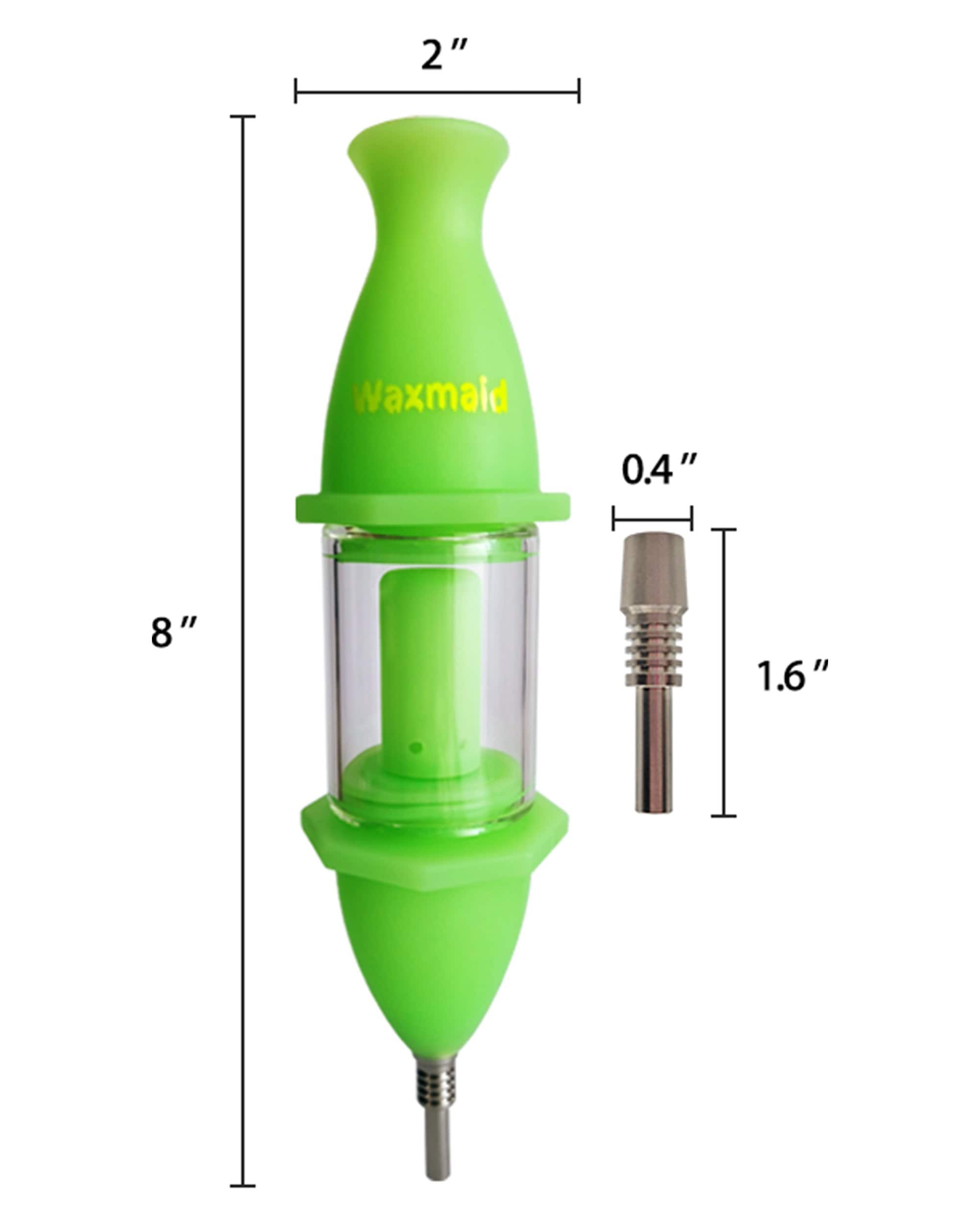 Waxmaid Capsule Silicone Glass Nectar Collector