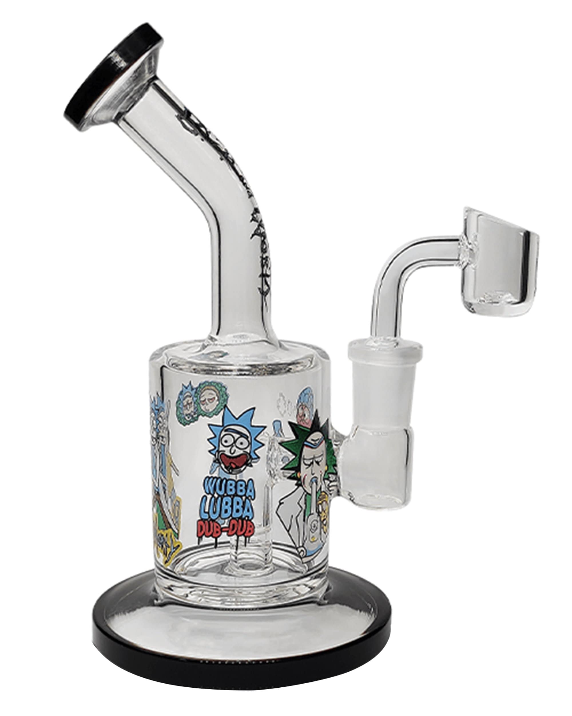 Waxmaid Rick & Morty Recycler Glass Dab Rig