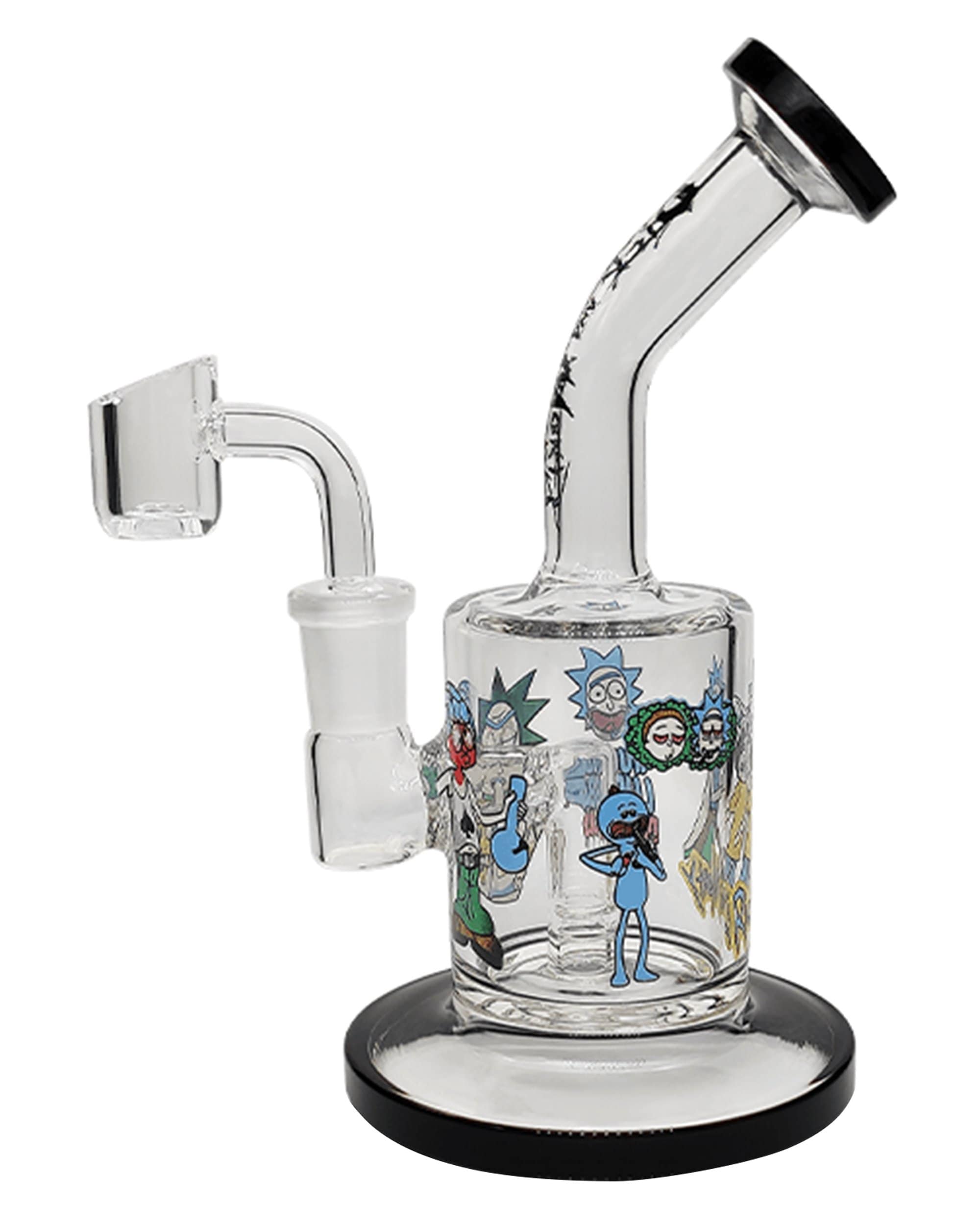 Waxmaid Rick & Morty Recycler Glass Dab Rig