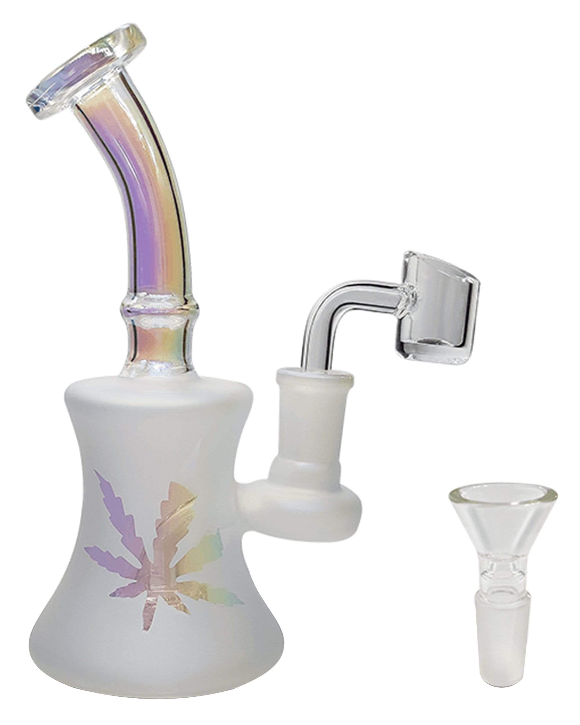 Waxmaid Shower Head Mini Glass Dab Rig Kit