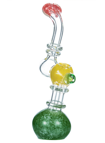 Multi-Color Fritted Bubbler w/ Front Carb