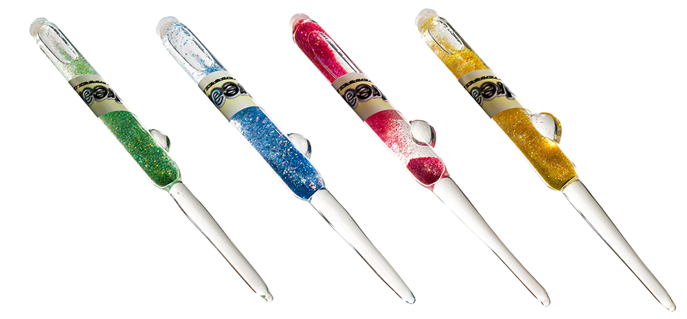 dream pipes liquid glitter glass dabber