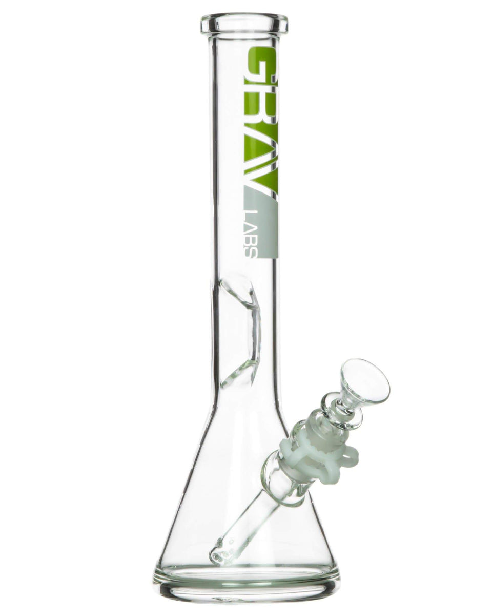 Grav Labs beaker tube bong with ice catcher