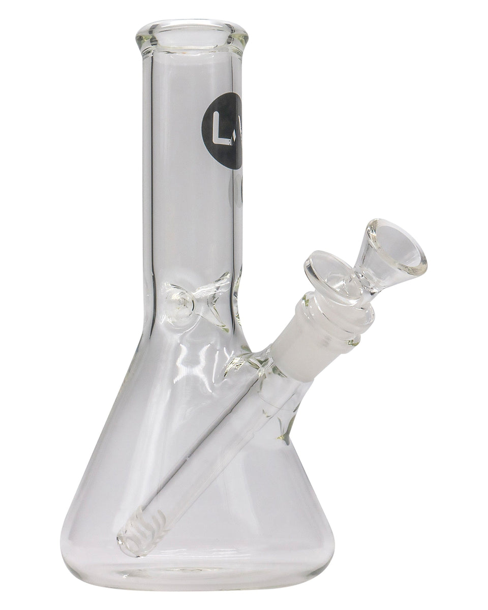 8" thick glass beaker bong by LA Pipes