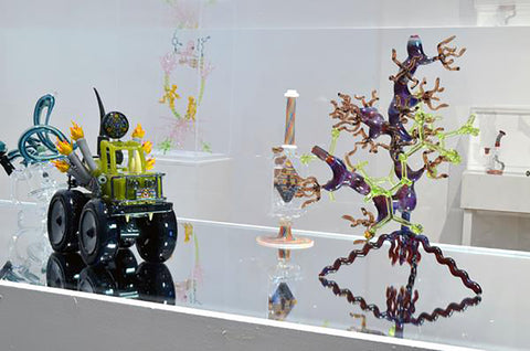 NY Art Exhibit Features One Of A Kind Heady Glass outlaw glass